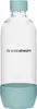A SodaStream bottle with a blue cap and base. Produktbild-Vorschau