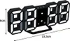 A digital clock with LED display and measurement indicators. Produktbild-Vorschau