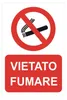 CARTELLO 'VIETATO FUMARE' 20x30 cm Anteprima dell’immagine prodotto 2