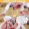 30 Pcs Geschenkschleife Weiß, Schleife Hochzeit Geschenk, Produktbild-Vorschau 3