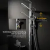 HOROW RainFlexi S2 Duschpaneel mit Thermostat, Chrom Produktbild-Vorschau 6