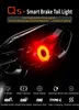 Rockbros Q5 black rear bicycle light with intelligent STOP Produktbild-Vorschau 17