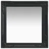 vidaXL Lustro ścienne w stylu barokowym 60x60 cm czarne Podgląd zdjęcia produktu 11