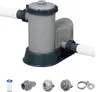 A Bestway filter pump with hoses and accessories shown against a white background. Produktbild-Vorschau