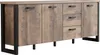 trendteam Emile Sideboard Tabak Eiche Nachbildung/Schwarz, Produktbild-Vorschau 1