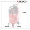 AREBOS 30L kompresor powietrza 1500W, kompresory, 10 bar, Podgląd zdjęcia produktu 10