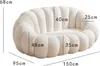 Wohnzimmer Sofa Kürbis Relax Sessel 2-Sitzer Produktbild-Vorschau 8