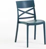 A single blue chair is shown against a white background. Voir les images du produit