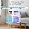 4-in-1 Mini Klimaanlage,RGB Luftkühler,Tragbare USB Produktbild-Vorschau 3