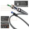 Primewire Patch kábel CAT 8 s bavlneným plášťom - Náhľad obrázku produktu 5