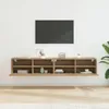 vidaXL TV-wandplanken, 2 stuks, artisan eikenhout fineer Productafbeelding-voorbeeld 4