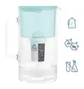 Wessper D2 BOROSILICATE Wasserfilterkanne 3 L Minze – Produktbild-Vorschau 2