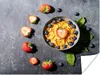 MuchoWow® Poster Erdbeere - Cornflakes - Beeren - Kräuter Produktbild-Vorschau 1