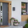 SASKA GARDEN Briefkasten 21,5 x 9 x 31 cm, anthrazit, Stahl Produktbild-Vorschau 9