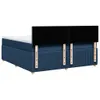 Boxspringbett mit Matratze Blau 180x200 cm Stoff Produktbild-Vorschau 6
