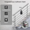 Hengda Geländer Edelstahl Handlauf Treppengeländer  für Produktbild-Vorschau 2