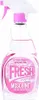 A clear studio shot of a Moschino Pink Fresh Couture Eau de Toilette bottle. Podgląd zdjęcia produktu