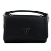 A black Guess handbag is shown from the front against a white background. Produktbild-Vorschau