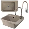 Granitan - Lavello in granito - Lavello da cucina - Beige - Anteprima dell’immagine prodotto 1