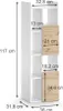 Koupelnová skříňka Vicco Alf Bílá 36 x 117 cm se 2 Náhled obrázku produktu 3