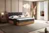 ALTDECOR Boxspringbett mit Eiche Holz LOLLI3 mit Produktbild-Vorschau 4