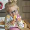 PETITE&MARS Příbor silikonový TAKE&MATCH Dusty Rose 6m+ Náhled obrázku produktu 6