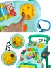 Malplay Lauflernwagen Kinderwagen mit Pendelbrett Tasten Produktbild-Vorschau 8