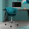 ml-design Bürostuhl, Muschel-Design, Gepolstert, Samt, Produktbild-Vorschau 1