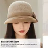 Damen Winter Fischerhut Vintage Elegant Bowler Hut Produktbild-Vorschau 7