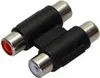 goobay Cinch zweifach Adapter 2 x Buchse zu 2 x Buchse Produktbild-Vorschau 1
