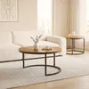HOMCOM Couchtisch 2er Set, Beistelltische im Industrie-Stil Produktbild-Vorschau 8