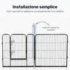 IvoQ Recinto per cuccioli – Recinto per cani – 8 pannelli – Anteprima dell’immagine prodotto 3