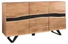 FineBuy Sideboard Akazie Massivholz 150 cm mit 3 Türen- Produktbild-Vorschau 6