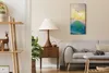Leinwand Uhr Küche Wohnzimmer Bild Geräuschlos 30x60 Produktbild-Vorschau 3