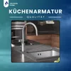 VBChome Küchenarmatur mit flexibler Grau Silikonbrause – Produktbild-Vorschau 6