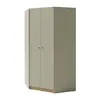 Eckschrank ALEX 95x195 cm, Kleiderschrank mit 2 Türen & 2 Produktbild-Vorschau 1