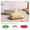 DOWAN Keramik-Butterdose 14,5 cm mit Deckel – Aufbewahrung Produktbild-Vorschau 5