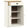 vidaXL Schuhschrank VIGO Weiß 60x35x96 cm Massivholz Kiefer Produktbild-Vorschau 5