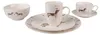 Clayre & Eef Frühstücksteller Ø 20 cm Beige Braun Porzellan Produktbild-Vorschau 2