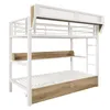 Letto a castello Flieks 90x200 cm con LED, letto in metallo Anteprima dell’immagine prodotto 10