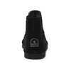 A black boot is shown from the back on a white background. Produktbild-Vorschau