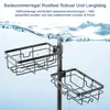 Doucheplank met telescoopverlenging, zonder boren, met 6 Productafbeelding-voorbeeld 4