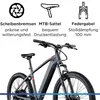 Zündapp Z808 E-Mountainbike 27,5 Zoll grau/rot 50 cm Produktbild-Vorschau 4