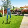 Stendibiancheria a ventaglio Relaxdays, 15 m di corda, per Anteprima dell’immagine prodotto 3