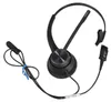 A black monaural headset with a microphone boom and a QD connector. Náhled obrázku produktu