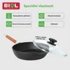 BIOL Hluboká litinová pánev 24 cm se skleněnou poklicí a Náhled obrázku produktu 2