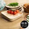Moritz & Moritz 25x Piatto a foglia di palma quadrato 20 cm Anteprima dell’immagine prodotto 2