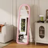 UnboxG Staande spiegel 160x50 cm, wit, volledige lengte Productafbeelding-voorbeeld 8