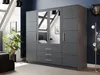 MIRJAN24 Kleiderschrank Tytus D4, Drehtürenschrank, Produktbild-Vorschau 2
