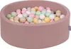 KiddyMoon Bällebad 90x30cm Erikafarben 300 Bälle ∅7cm Rund Produktbild-Vorschau 1